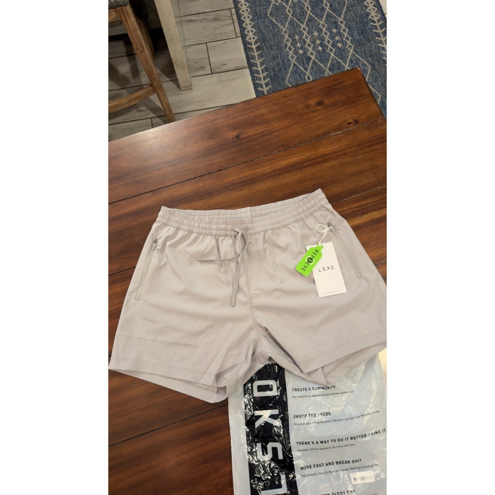 LSKD Rep 5" Performance Short Alloy Grey Linerless Training MAST00048 Mens L